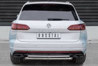 VOLKSWAGEN TOUAREG 2018- Защита заднего бампера d63 дуга-d42 дуга VWTZ-003069
