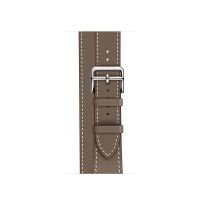 Ремешок Apple Watch Hermès Étoupe Swift Leather Double Tour из кожи (для корпуса 40/41/42 мм)