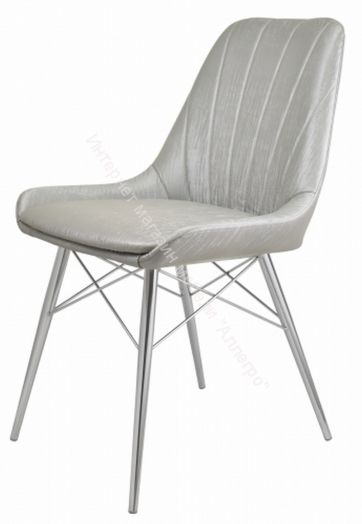 Стул «Марино-Люкс» (хром)/Кожзам, Ткань