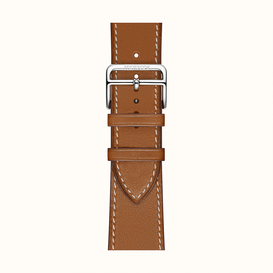 Ремешок Apple Watch Hermès Fauve Barenia Leather Single Tour из кожи (для корпуса 44/45 мм)