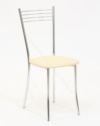 Стул «Хлоя» (Хром)/Кожзам, Ткань