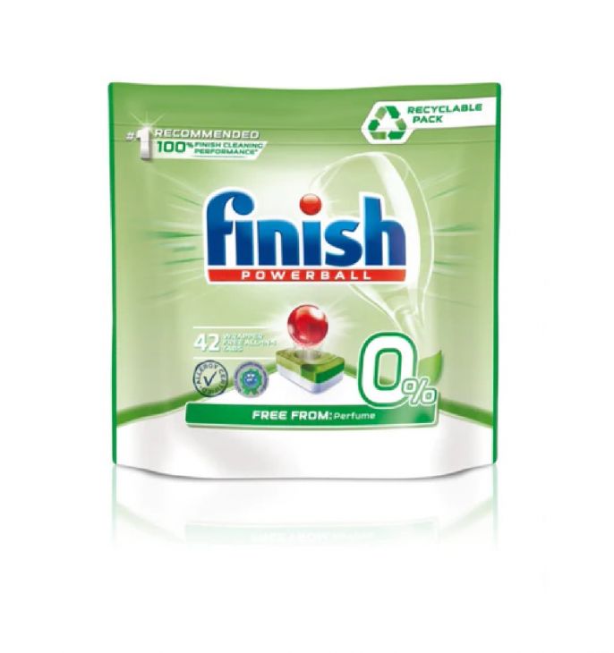 FINISH AIO MAX 0% таблетки для ПММ 42 шт