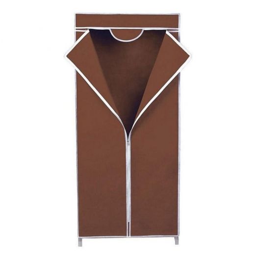 Шкаф тканевый каркасный Quality Wardrobe, цвет коричневый
