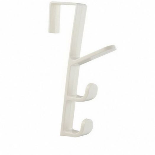 Крючок держатель на дверь 3-Level Door Hook, (цвет Белый)