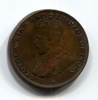 1 цент 1933 Гонконг