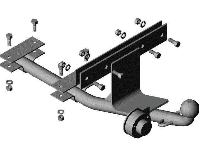 Фаркоп Трейлер ВАЗ 2108,21081,21083,2109,21091,21093 сварное креплен