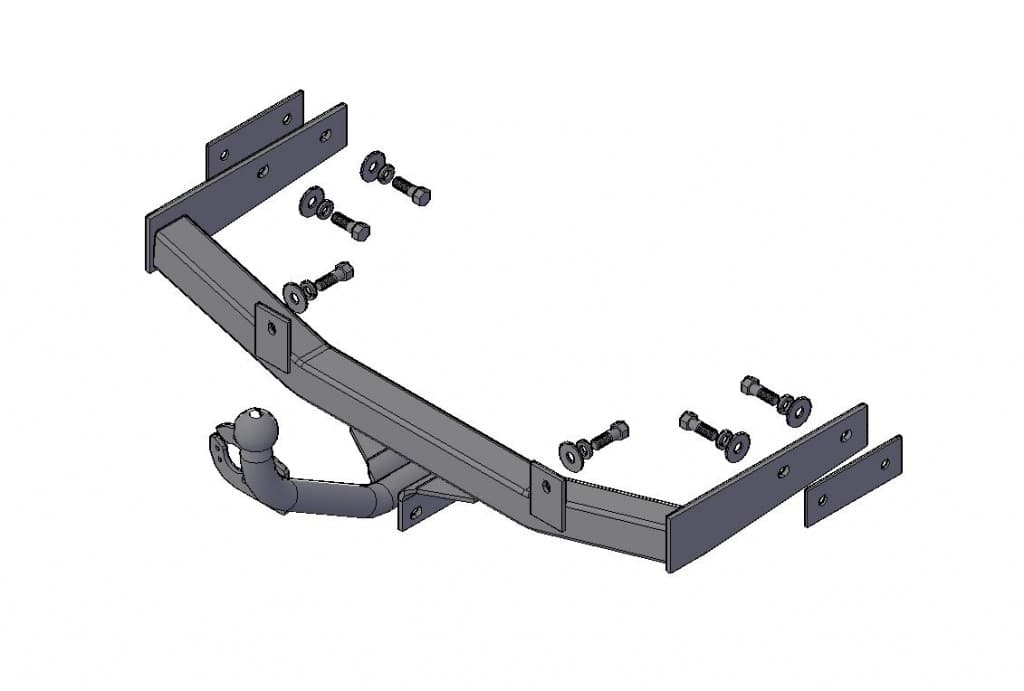 Фаркоп Трейлер Лада Гранта лифтбек 2014-2015 сварное крепление шара