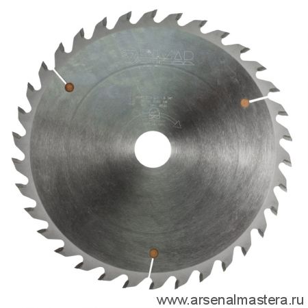 Пильный диск тонкий пропил D 250 x 30 x 2,3 Z 80 торцевой рез DIMAR 90131606