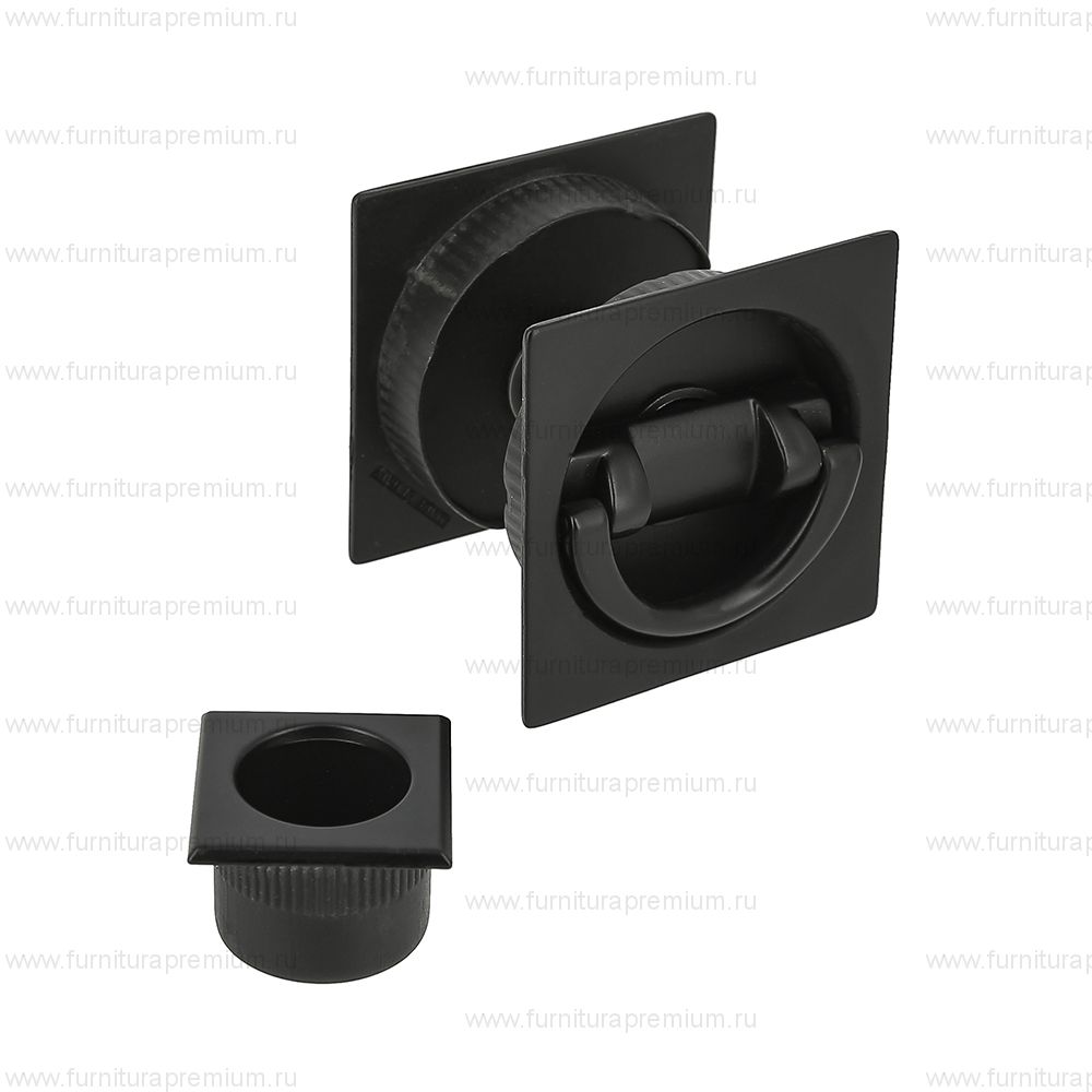 Комплект ручек Extreza P406 Black для раздвижных дверей