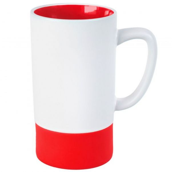 Кружки Fun2 белые с красным