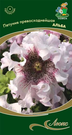 Петуния превосходнейшая Альба, 10 шт