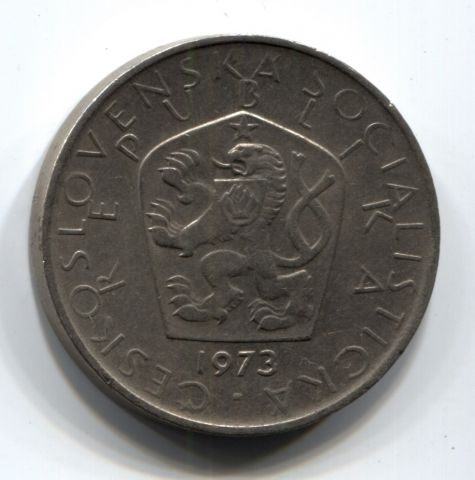 5 крон 1973 Чехословакия