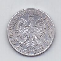 5 злотых 1933 года АUNC Польша