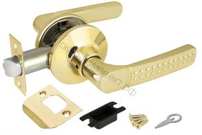 Ручка защелка Punto (Пунто) 6026 PB-P (без фик.) золото ID товара: 36853