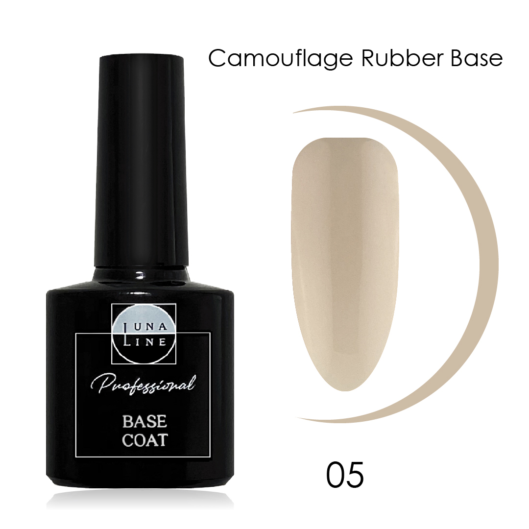 Базовое камуфлирующее покрытие для гель-лака LUNA LINE Camouflage Rubber (10 ml) №5
