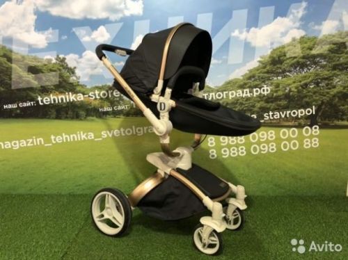 Коляска Dearest Diamond 2в1 Черная