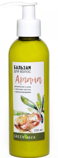 Green Era Бальзам для волос Аргана, глубокое увлажнение и уход 200 мл