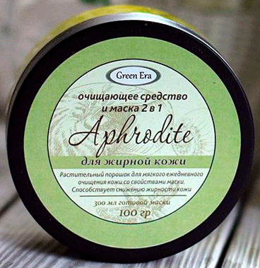 Green Era Очищающее средство и маска 2в1 Для жирной кожи (Убтан)