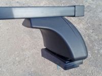 Багажник на крышу Mazda CX-9 2006-16, Евродеталь, стальные прямоугольные дуги