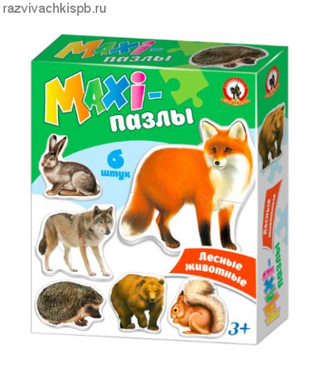 MAXI - пазлы "Лесные Животные"
