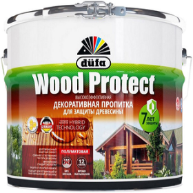 Пропитка Dufa Wood Protect 2.5л для Защиты Древесины с Воском / Дюфа Вуд Протект