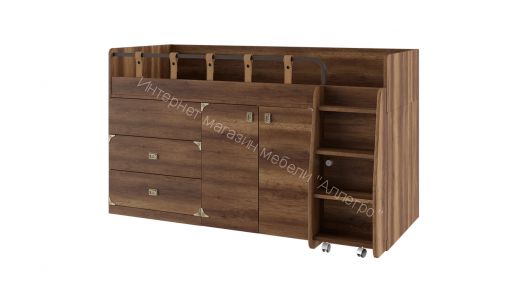 Кровать комбинированная «Навигатор» (Дуб Каньон)