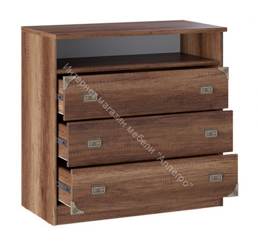 Комод с 3-мя ящиками «Навигатор» (Дуб Каньон)
