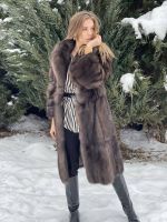 купить шубу из соболя от Скорняковой фото