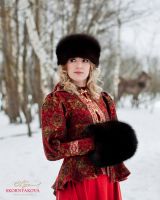 Женская шапка к шубе из соболя купить от производителя фото