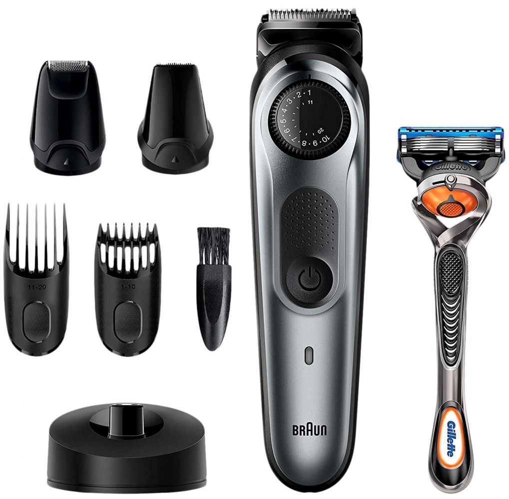 Триммер BRAUN BT 7020 + Бритва Gillette