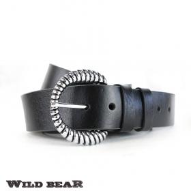 Ремень WILD BEAR RM-027f Black Premium (в деревянном футляре)