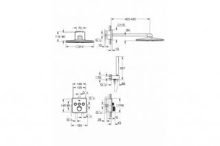 GROHE SmartControl Rainshower 310 - Baku, Azerbaijan