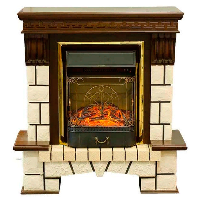 Real-Flame Stone new STD/EUG AO (DN) с очагами Fobos/Majestic