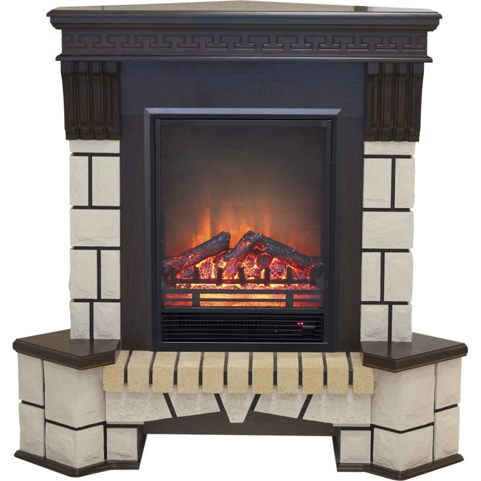 Real-Flame Stone Corner new STD/EUG AO (DN) с очагом Eugene
