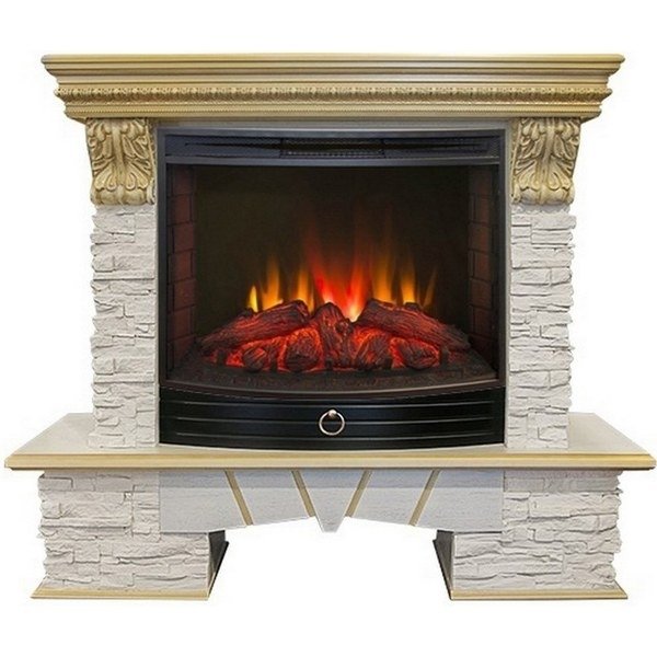 Real-Flame Rockland LUX 25 с очагом Evrika 25,5 LED