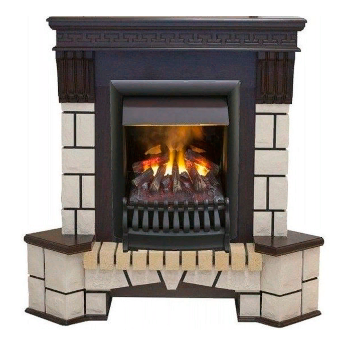 Real-Flame Stone Corner new STD/EUG с очагом 3D Oregan