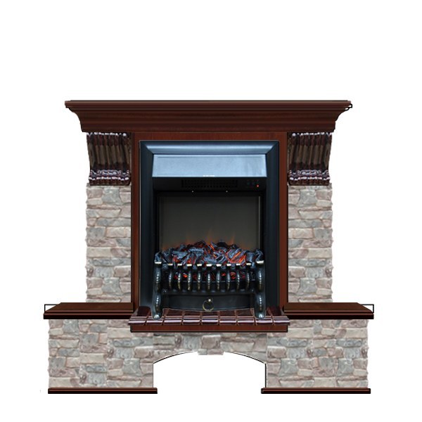 Glenrich Бостон К (Fobos BL,BR) камень-Грот цветной/цвет-Красное дерево Glenrich Бостон К (Fobos BL,BR) камень-Грот цветной/цвет-Красное дерево