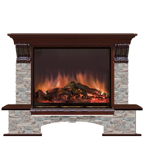 Glenrich Бостон (Arte 33) камень-Грот цветной/цвет-Красное дерево Glenrich Бостон (Arte 33) камень-Грот цветной/цвет-Красное дерево