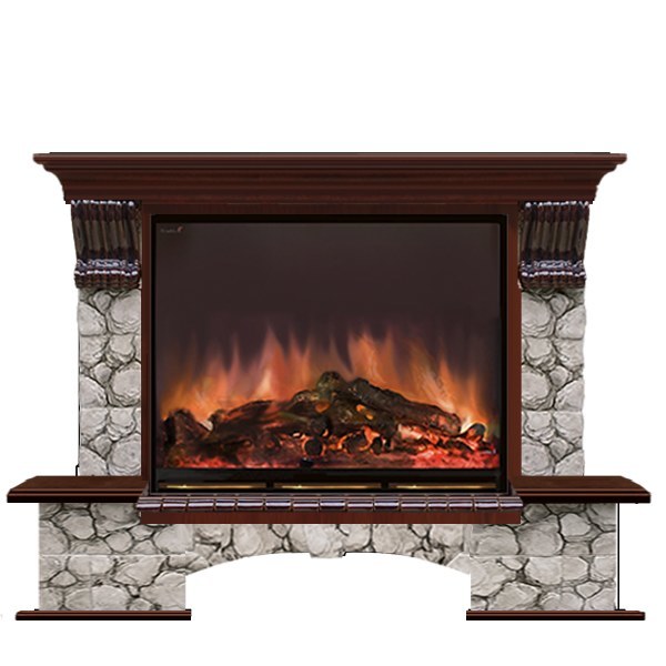 Glenrich Бостон (Arte 33) камень-Карелия/цвет-Красное дерево Glenrich Бостон (Arte 33) камень-Карелия/цвет-Красное дерево