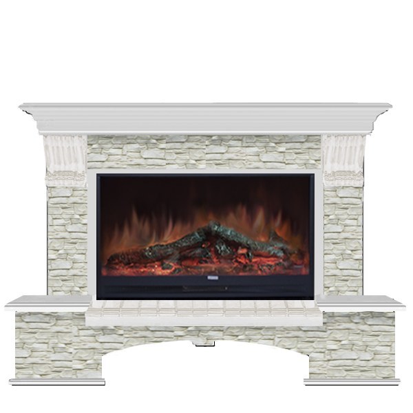 Glenrich Бостон 86 (Premier S86) камень-Грот однотонный/цвет-Беленный дуб