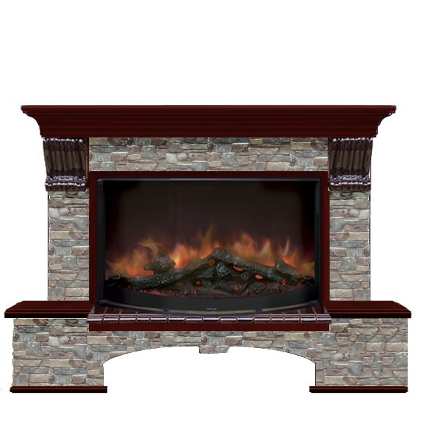 Glenrich Бостон 86 (Rondo S86) камень-Грот цветной/цвет-Красное дерево Glenrich Бостон 86 (Rondo S86) камень-Грот цветной/цвет-Красное дерево