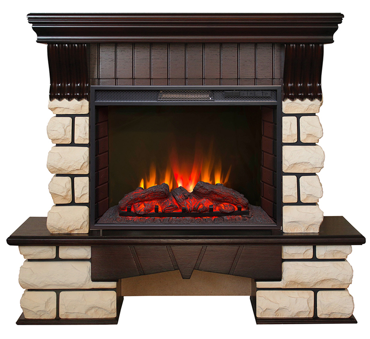 Real-Flame Kavkaz 25,5/24 с очагом Sparta 25,5 LED Real-Flame Kavkaz 25,5/24 с очагом Sparta 25,5 LED