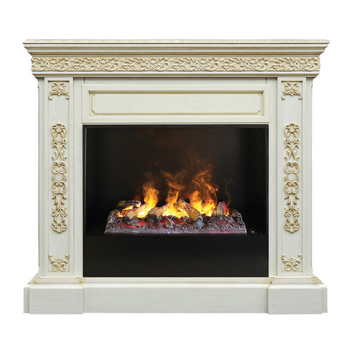 Real-Flame Ekaterina 26 WT с очагом Black вставка + 3D Cassette 630 Real-Flame Ekaterina 26 WT с очагом Black вставка + 3D Cassette 630