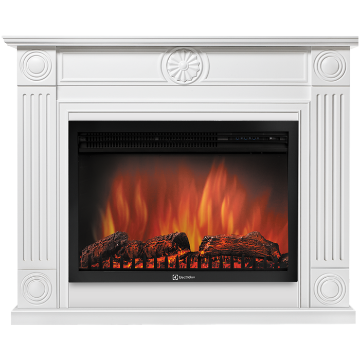 Electrolux Frame 25U (угловой) шпон белый с очагом 25 дюймов (EFP/P - 2520LS)