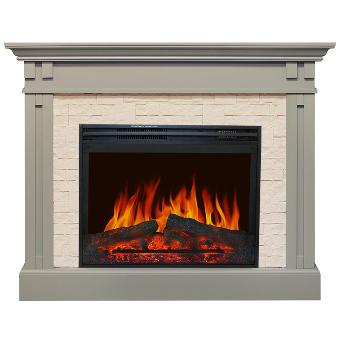 Royal Flame Cambridge камень белый с очагом Jupiter FX New
