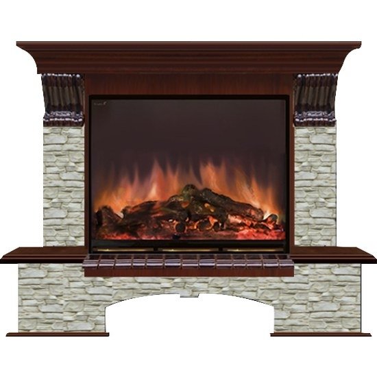 Glenrich Бостон (Arte 28) камень-Грот однотонный/цвет-Красное дерево Glenrich Бостон (Arte 28) камень-Грот однотонный/цвет-Красное дерево