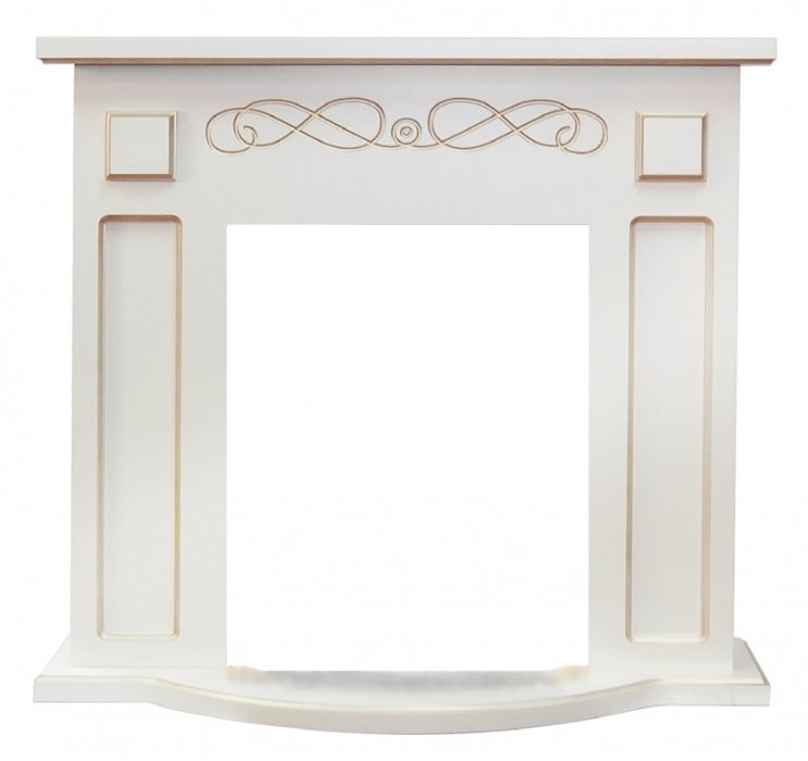 InterFlame Аспен под классический очаг (бежевый; белый; бежевый с золотом; белый с золотом)