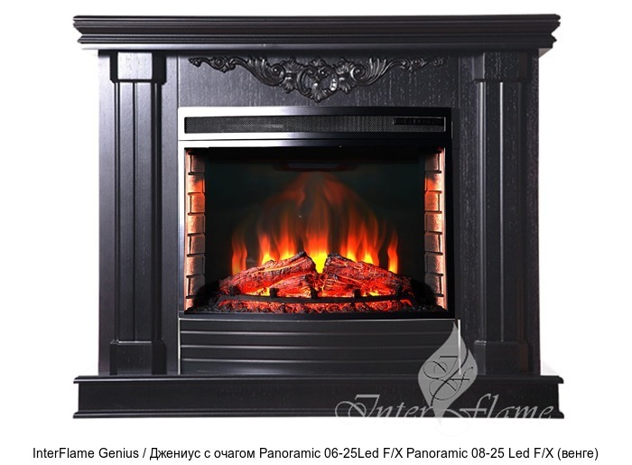 InterFlame Genius / Джениус с очагом Panoramic 08-25 LED FX InterFlame Genius / Джениус с очагом Panoramic 08-25 LED FX