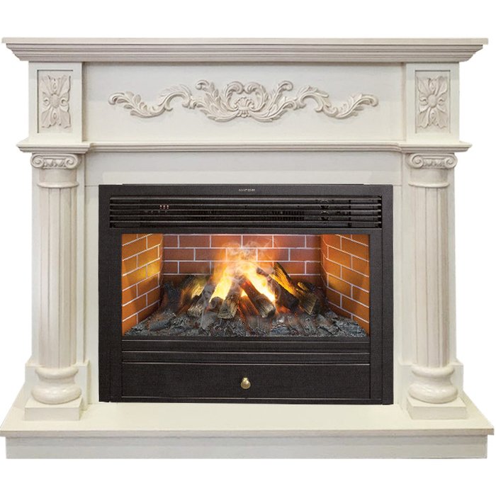 Real-Flame Silvia WT 619B с очагом 3D Novara 26