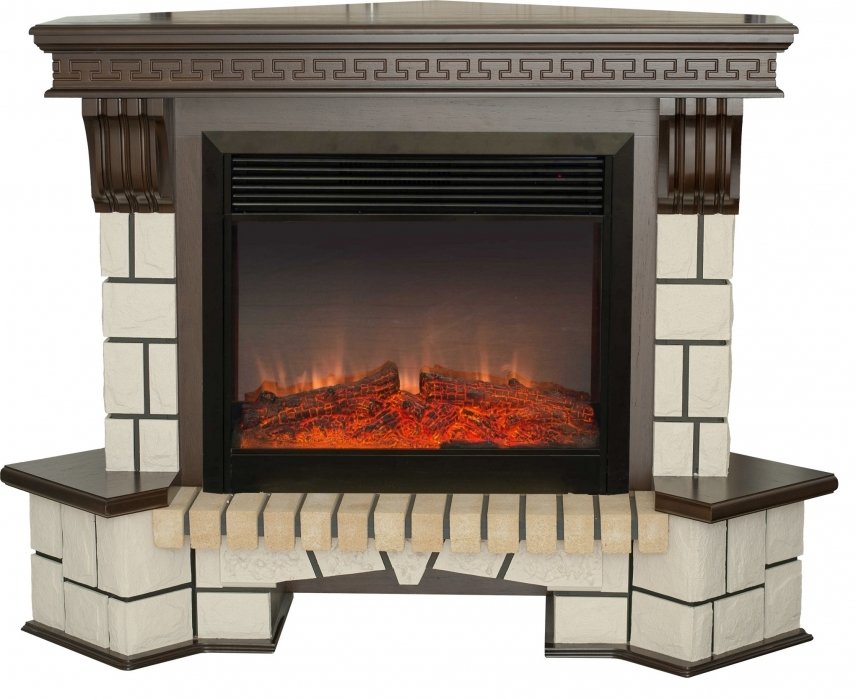 Real-Flame Stone Corner new 26 с очагом Moonblaze lux Bl/Br